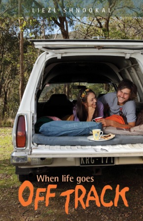 book cover of the novel OFF TRACK for the website Bush Telegraph XPress